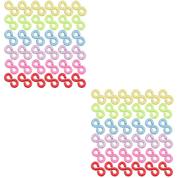 2000 pcs Loom Rubber Band Clips Bracelet Making Clip Rubber Band S Clips Bracelet Hooks Clasps