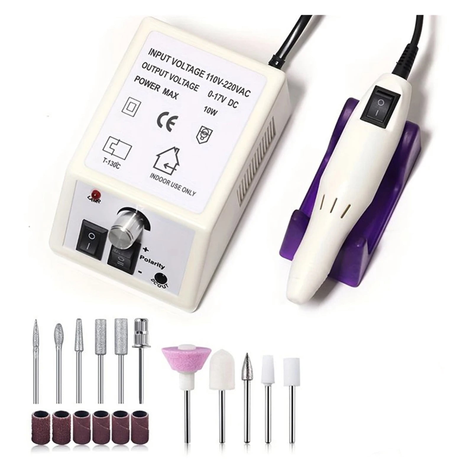 20000 RPM Manicure Drill Machine Set Electric Nail Drill Machine Gel Polish Remover Portable Nail Polisher Equipment