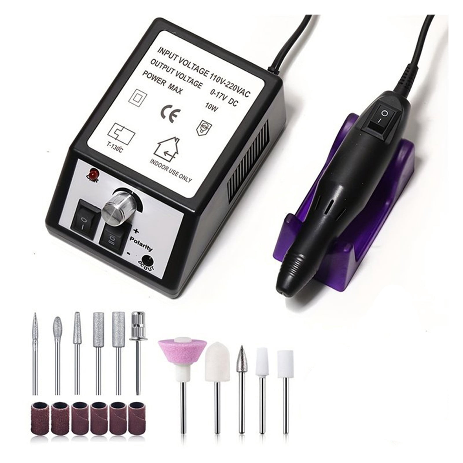 20000 RPM Manicure Drill Machine Set Electric Nail Drill Machine Gel Polish Remover Portable Nail Polisher Equipment