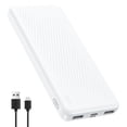 thumbnail image 1 of 20000 mAh Portable Charger Power Bank Dual USB Battery Pack for iPhone, iPad, Galaxy, Android, Pixel and Tablet (White), 1 of 9