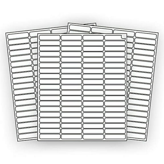 200000 EcoSwift Shipping Labels 1 3/4 x 1/2 inches Mailing Address Return Inventory Blank White Self Adhesive for Laser Inkjet Printer 1.75 x 0.5