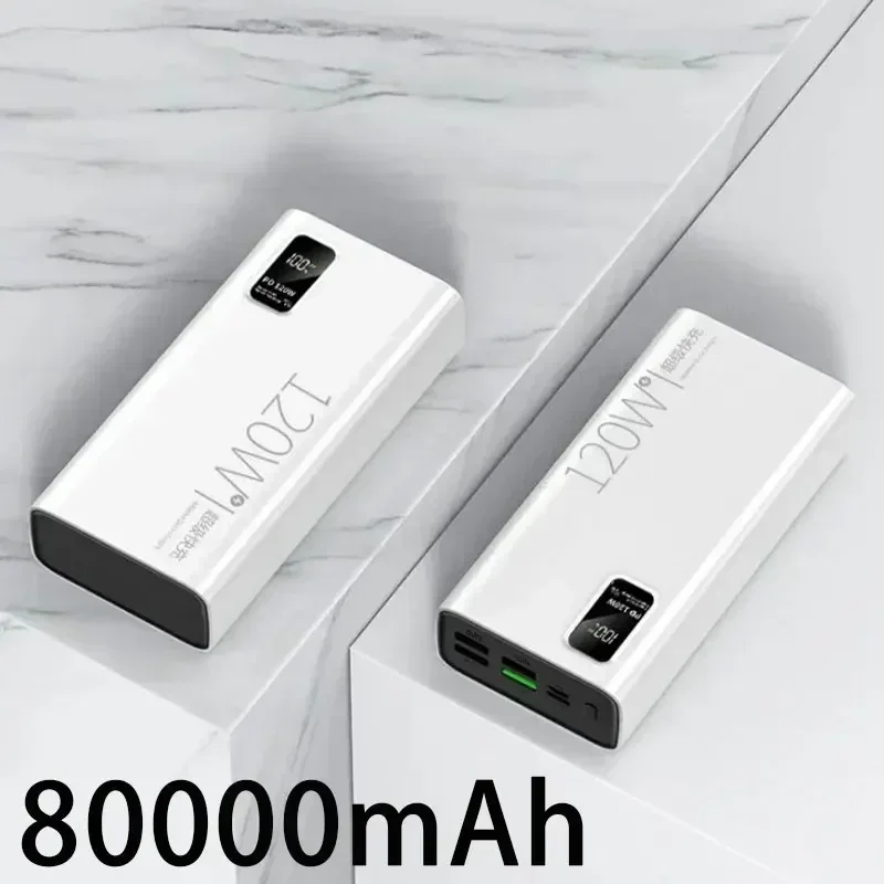 200000 mAh Power Bank 120W Super Fast Charging 100 Sufficient Capacity
