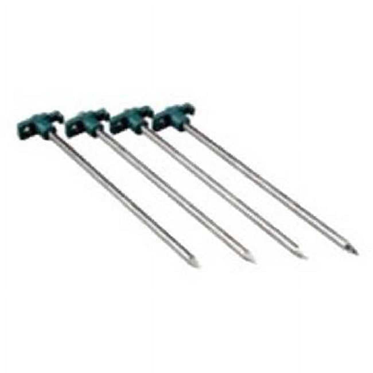 2000016444 10 in. Heavy Duty Plated Steel Tent Peg - 4 Pack