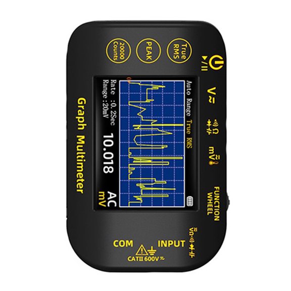 20000Count Digital Multimeter Real Time Waveform Recording Temperature Resistance Voltages Capacitance Continuity Tester