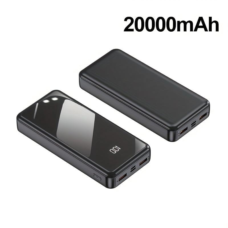 20000Mah PD 22.5W Super Fast Charging Power Bank, Portable Charger with LED Power Display, Outdoor Emergency Backup Battery Pack, Usb/Type-C/Micro Interfaces, Suitable for Iphone, Android