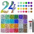 thumbnail image 1 of 20000PCS 24 Color Resin Rhinestones w B7000 Jewelry Glue for Bedazzling Crafting 3mm 4mm Flatback Crystal Stones Rainbow Colorful Gems Diamonds Crystals for Nails Face Makeup Tumblers Crafts, 1 of 10
