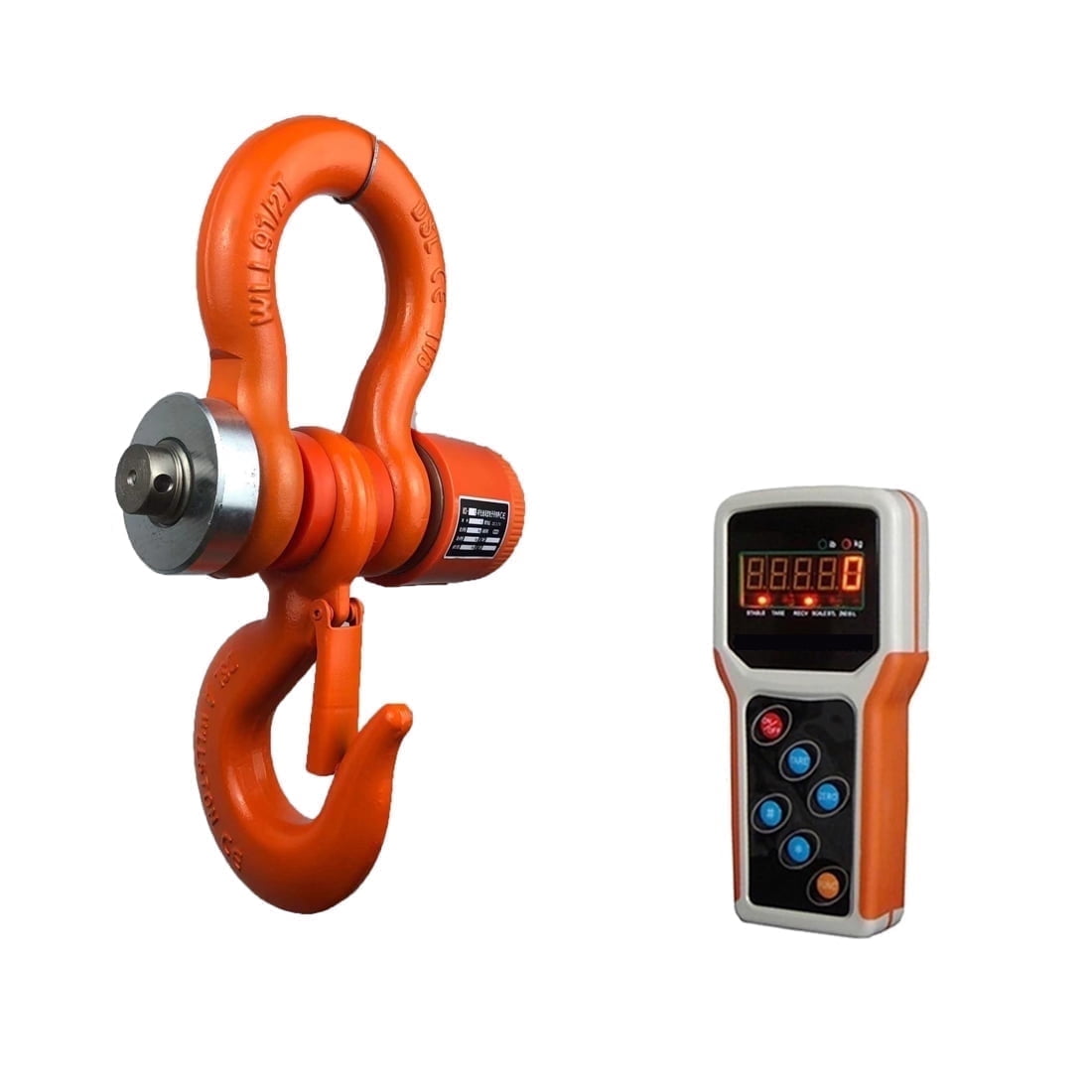 20000lbs/10T Heavy Duty Crane Scale Industrial Electronic Digital Crane Scale Hanging Scale 10000kg×5kg