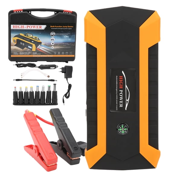 20000mAh Car Jump Starter 12V LED Digital Display Power 4USB with Flashlight Emergency Power Bank  100240V