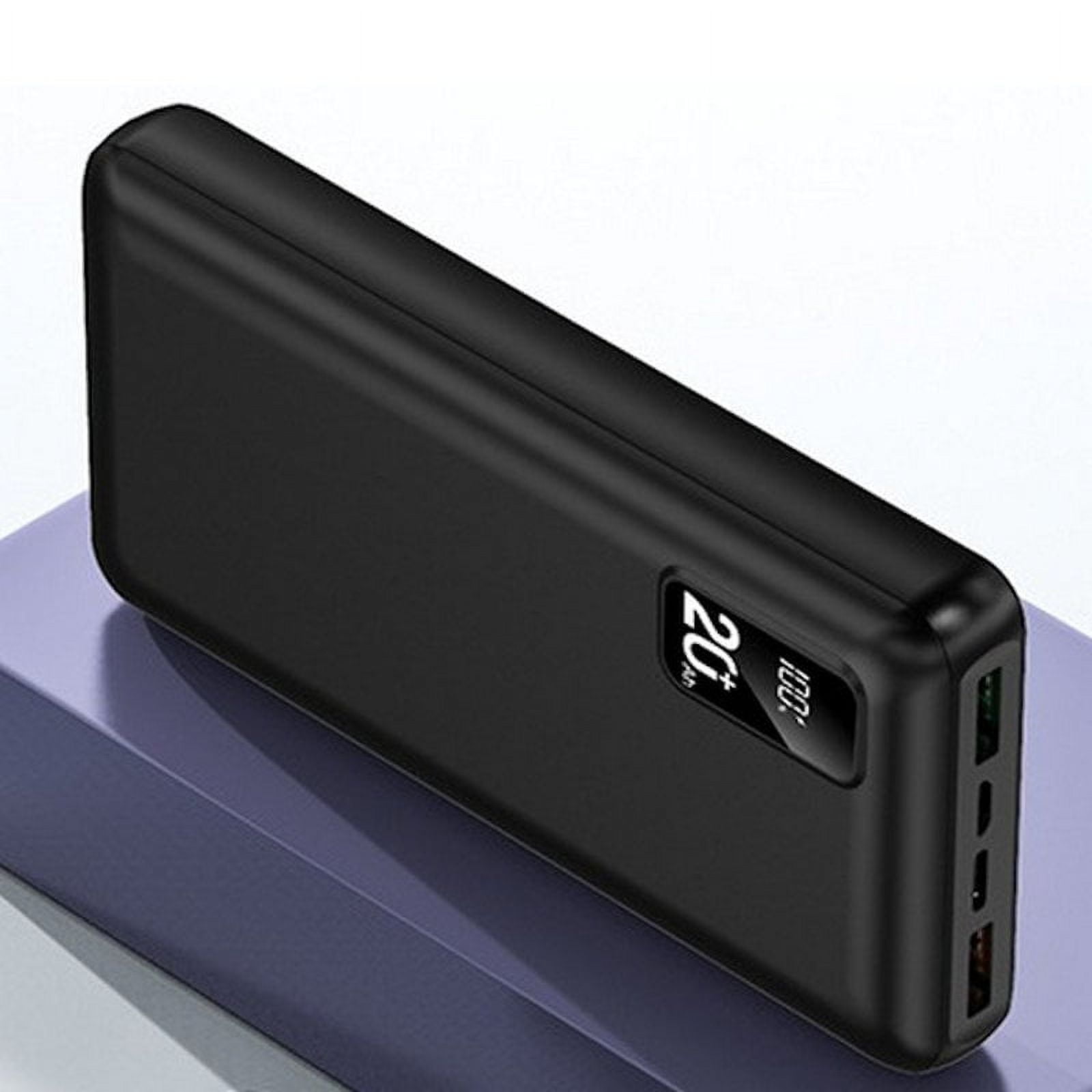 serviet Godkendelse Harmoni 20000mAh PD Power Delivery + Quick Charge 3.0 Fast Charging High-Capacity Power  Bank Battery - Black - Walmart.com