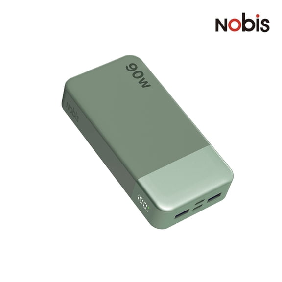 20000mAh Portable Charger Power Bank, 90W Fast Charging, 4-Port USB-C and USB-A, Slim Pocket Size, LED Display, for Phone Laptop Tablet