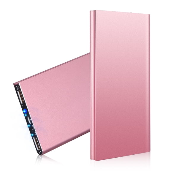 20000mAh Power Bank Ultra-thin External Battery Pack Phone Charger Dual USB Ports