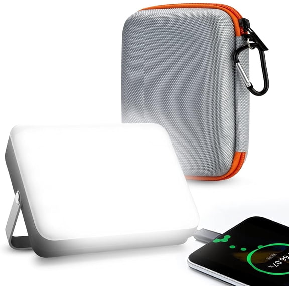 20000mAh Rechargeable LED Camping Lantern with 144H Runtime and IPX5 Waterproof Rating