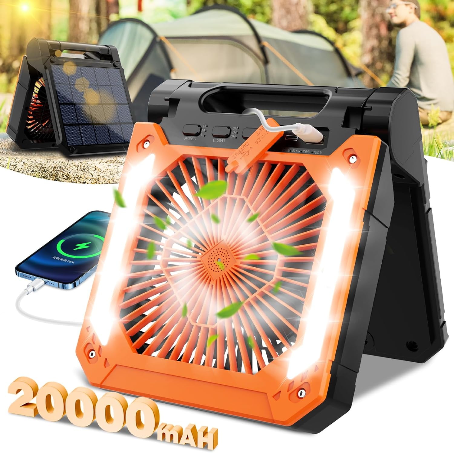 Offers Geekaire Rechargeable Portable Foldable Fan