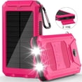 thumbnail image 1 of NAUDHENM 20000 mAh Portable Power Pack, Pink, New, 1 of 6