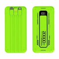 20000mah Builtin Lines Power Bank Super Fast Charging External Battery