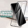 2000D Curved Edge Tempered Glass For iPhone SE 2020 6 6S 7 8 Plus Full
