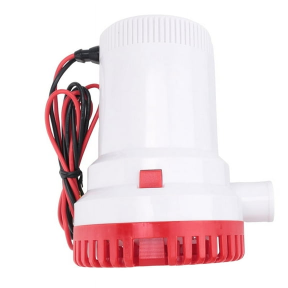 2000GPH Marine Water Bilge Pump Submersible Yacht Boat 12V Caravan Fishing Sea red
