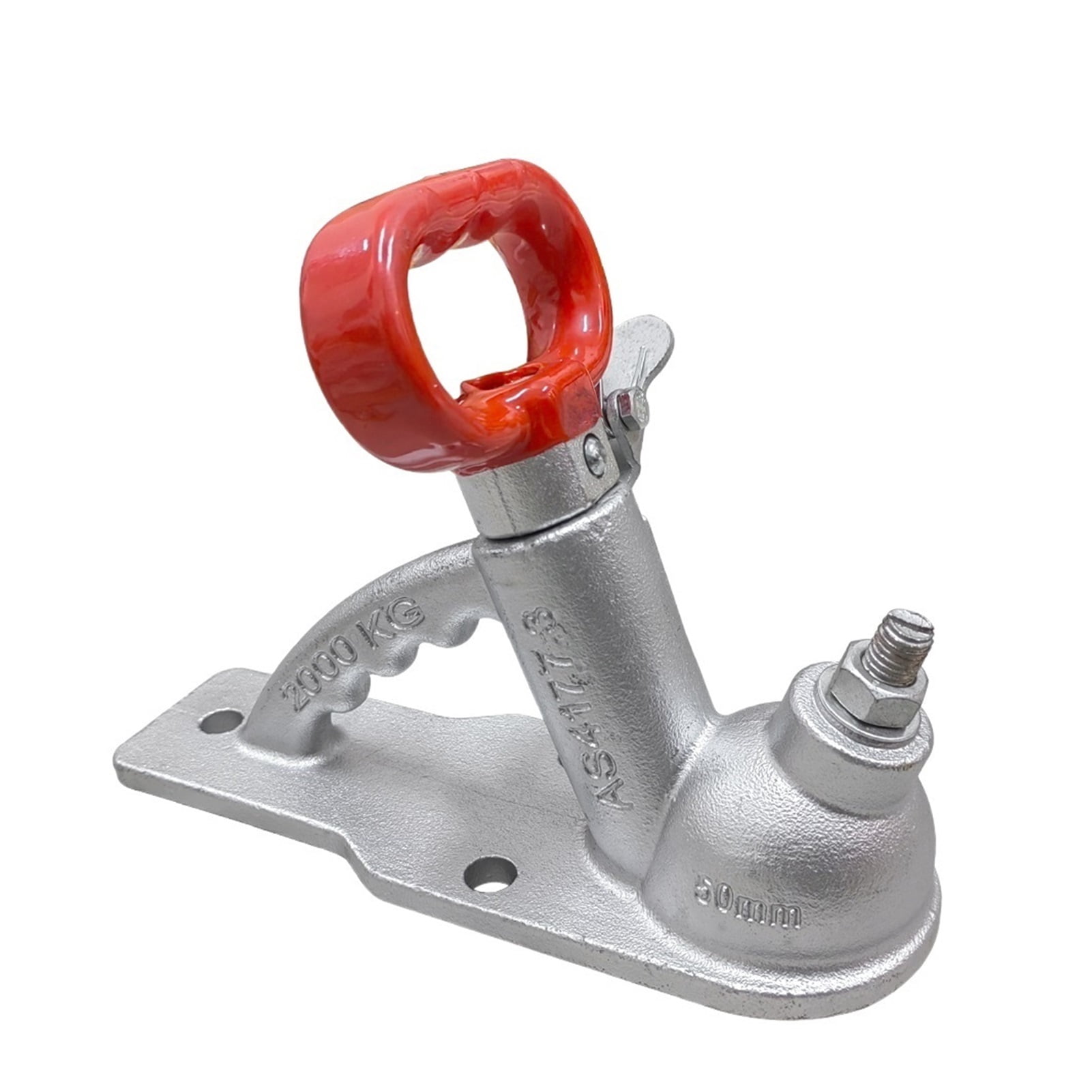 2000KGS 3 Holes Casting Trailer Coupler Coupling Connector Fits 50mm Hitch Ball RV Camper Caravan Accessories Parts ,Rugged Construction