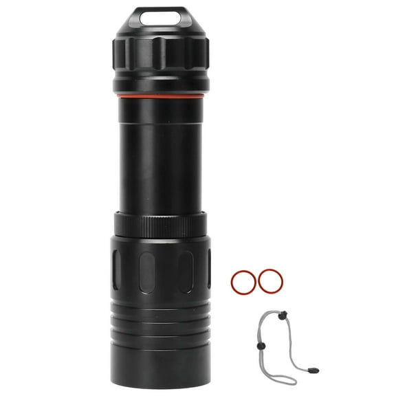 2000LM Aluminum Alloy Submersible Torch for Underwater Adventures High-Power Waterproof Dive Light