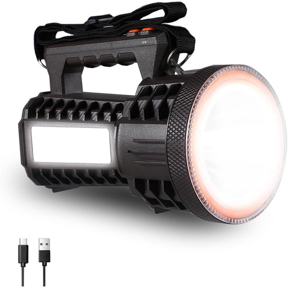 2000LM Rechargeable LED Lantern, Camping Essentials ,Stepless Dimming, 10000mAh Power Bank, IP66 Waterproof, Long Running Spot Light for Hurricane, Power Outages, Hiking