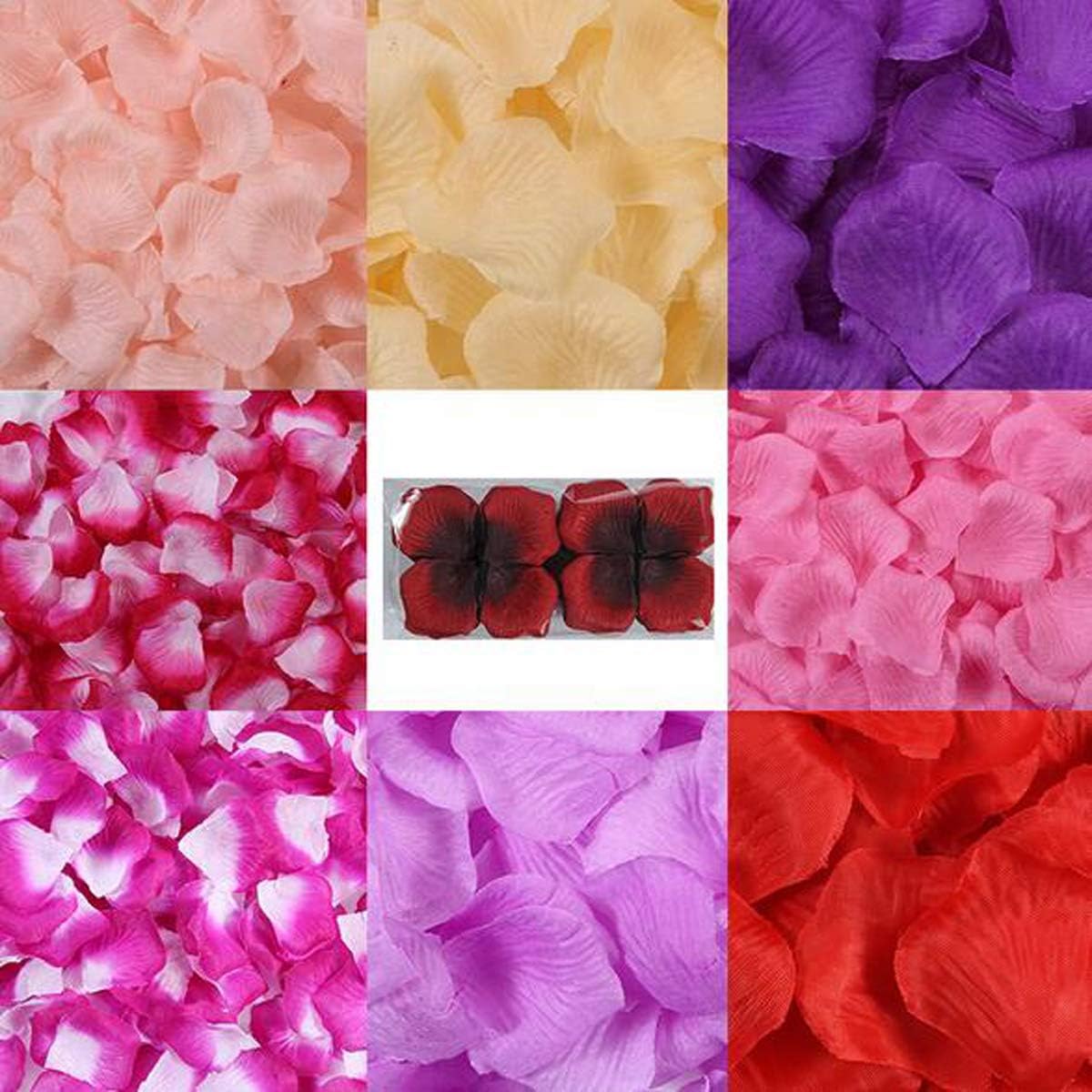 2000Pcs Artificial Silk Rose Petals Flower Petals Supplies For Wedding
