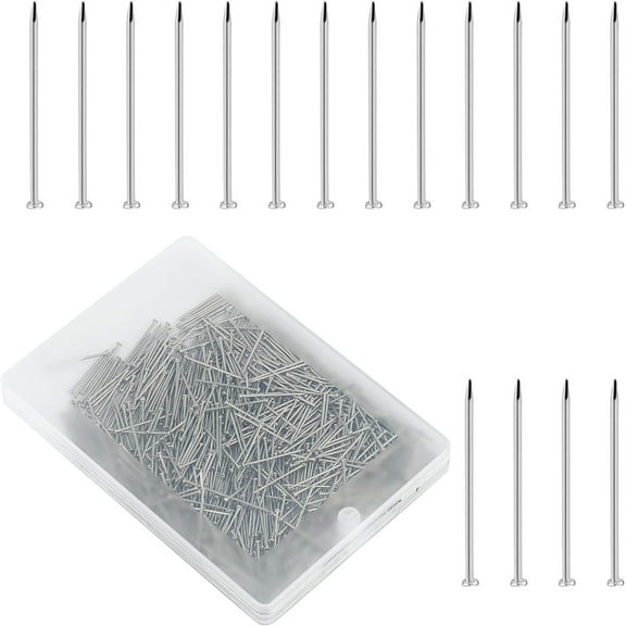 2000Pcs Fabric Sewing Pins,1 In Fine Satin Pin Dressmaker Pins for Jewelry Making,Straight Pins with Plastic Boxes for Sewing and Craft