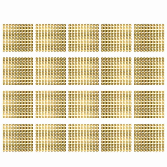 2000Pcs M3 Thread Knurled Brass Threaded Heat Set Heat Insert Embedment Nut,M3X5X4,for 3D Printer 2.4