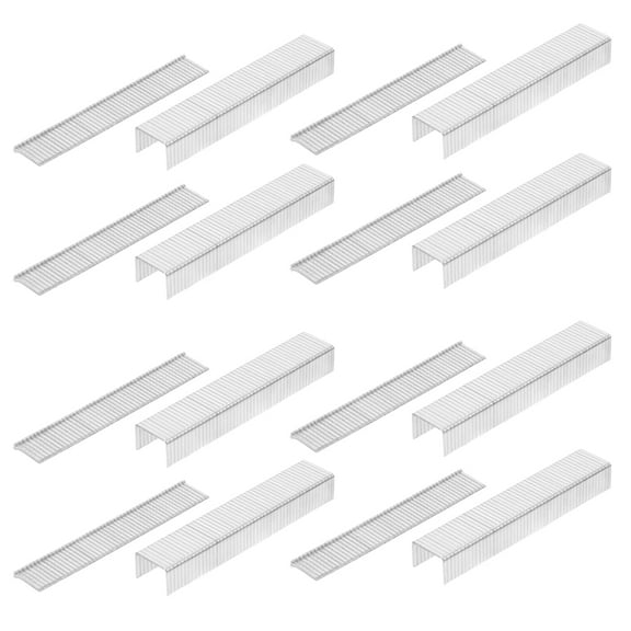 Milisten 2000Pcs Standard Plated Silver Staples Refill for Desk Staplers Perfect for Home Office Use