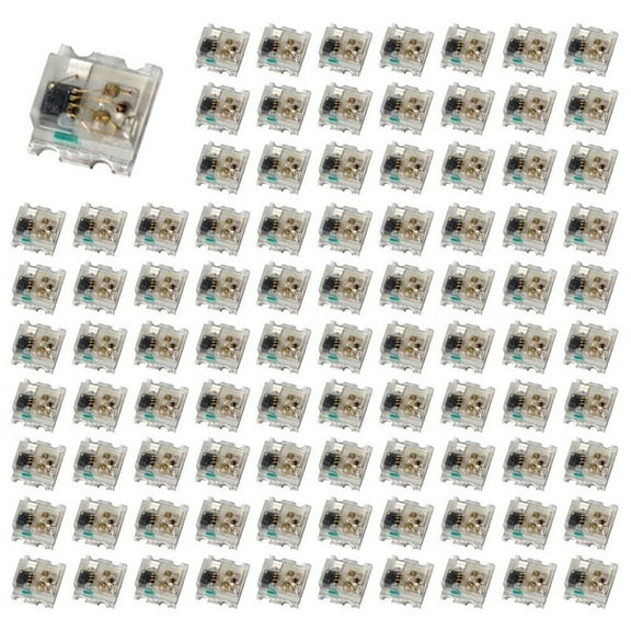 2000Pcs WS2812 2020 LED Chip 4Pins Mini White PCB Addressable Digital RGB Full Color LED Chip DC5V for LED Strip Screen