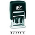 thumbnail image 1 of 2000Plus® Numbering Stamp, 6-digit, Black Ink, 1 of 2