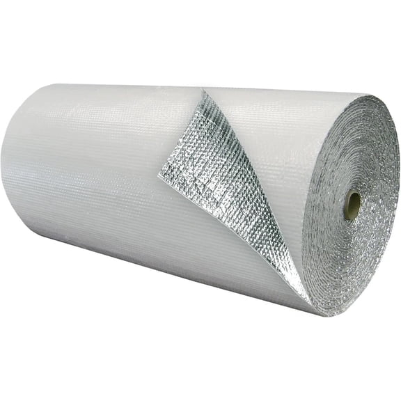2000SQFT (6FT) Double Bubble REFLECTIVE Insulation Roll 6.35mm White/Foil R8-24