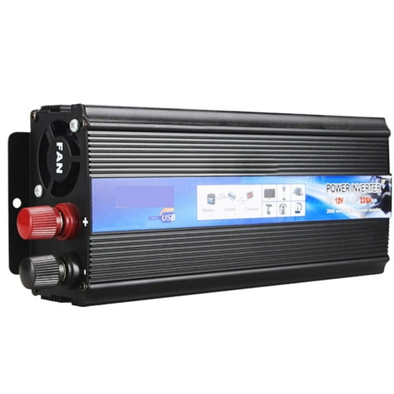 2000W/1000W/500W Car Inverter 12V 220 Power Inverter DC To AC 12V To Car Voltage Converter with USB Charger for Phone Tablet ,High Power