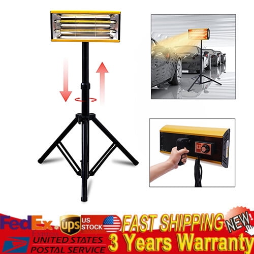 2000W 110V Infrared Paint Curing Lamp Auto Body Heating Booth Spray Heater Light