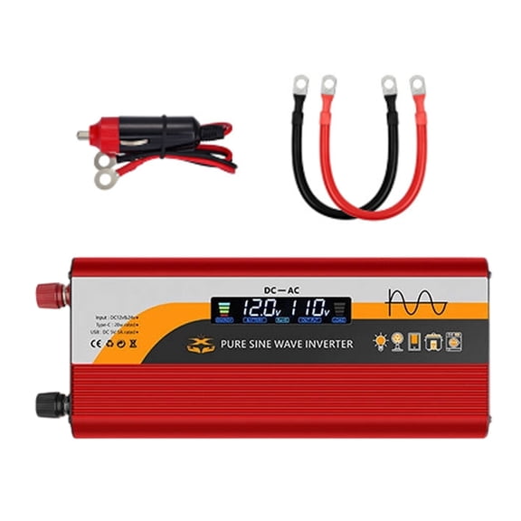 2000W 12V/24V To 220V Sines Inverters With LCD Monitor Overloads Protections For Automotive Use