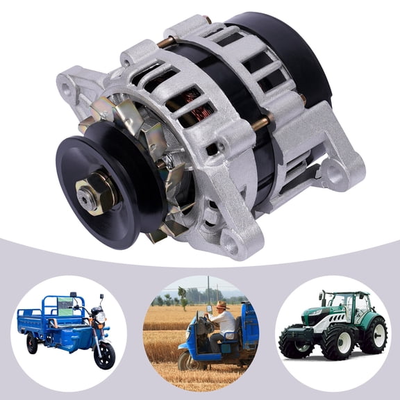 2000W 24V Permanent Magnet Generator, Brushless Alternator  Low RPM 10004500, Pure Copper  for Tractor, Agricultural Vehicle, Wind Turbine  AC/DC