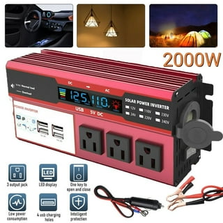 Ampeak 16000 Watt Power Inverter,DFITO DC 12V 110V AC Converte for Home Car  Solar Power Outdoor Use 