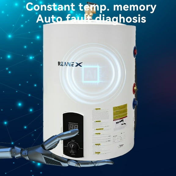 2000W Electric Hot 10 gallon Water Heater Storage, RV TR Endless Trailer Indoor Waterproof Shower Water Heater Compact Point-of-Use, Bathroom Shower (40L) plug in 120v