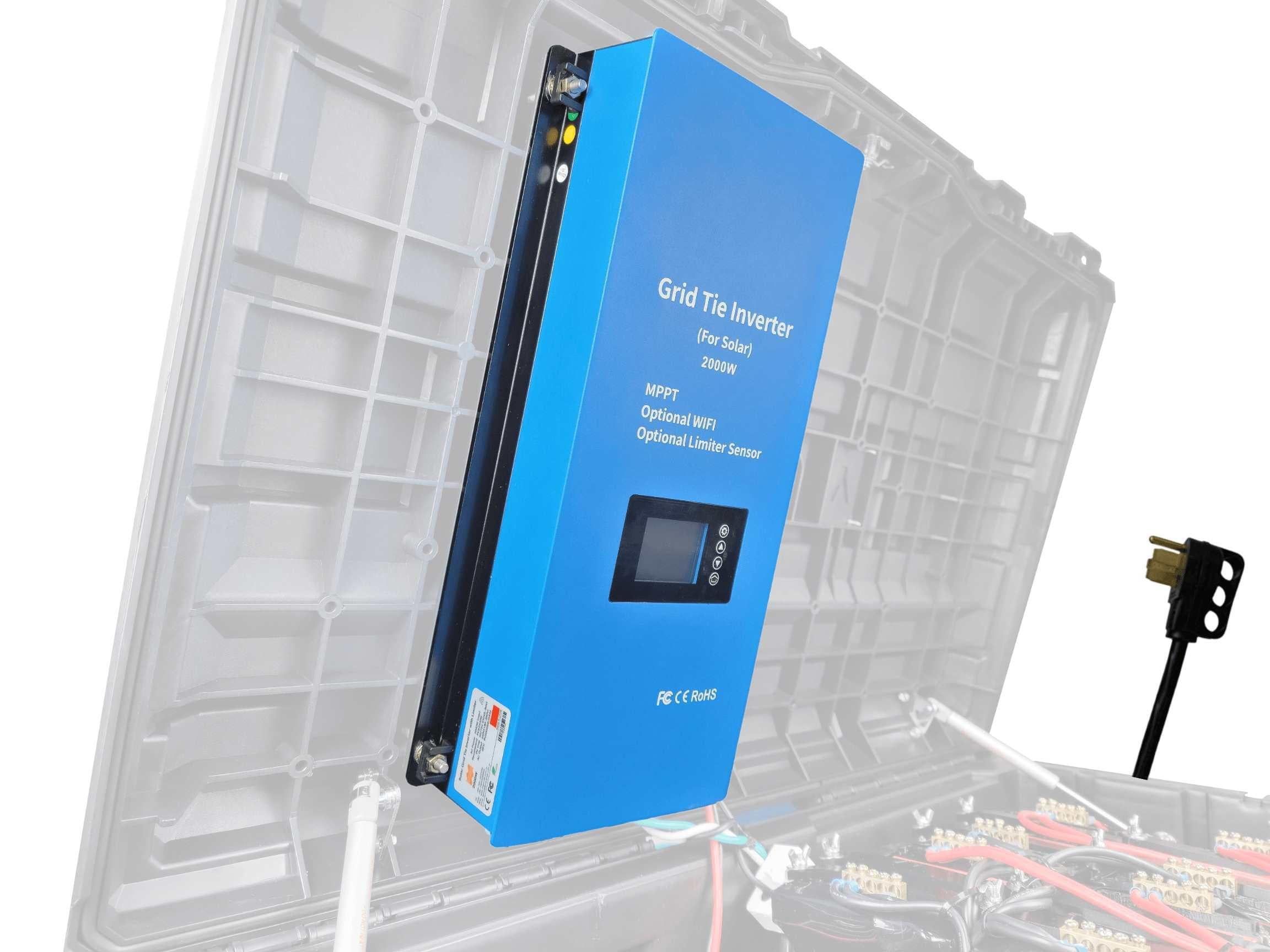 2000W Grid tie output, for Rebel Solar Generators, 240V split phase with NEMA 14-50P and 5ft cord