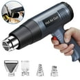 thumbnail image 1 of 2000W Heat Gun,Hot Air Gun Kit,Temperature Settings with 4 Nozzles for Crafts,Shrink Wrapping/Tubing,Paint Removing, 1 of 6