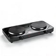 thumbnail image 1 of Hot Plate, Electric Stove for Cooking, 2000W Countertop Double Burner with Adjustable Temperature and Handles,Cooktop for RV/Home/Camp, Easy to Clean,Compatible for All Cookwares, 1 of 8