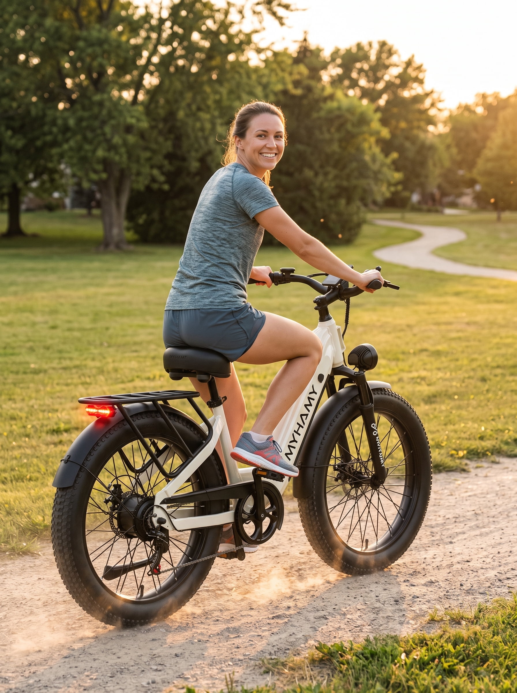 2000W Peak Power Electric Fat Tire Bike for Adults - 28MPH, 48V 18Ah (35-85 Miles), 26"x4" All-Terrain Ebike Electirc Bicycle with Full Suspension & 11" Comfort Seat - Conquer Snow, Sand & Trails
