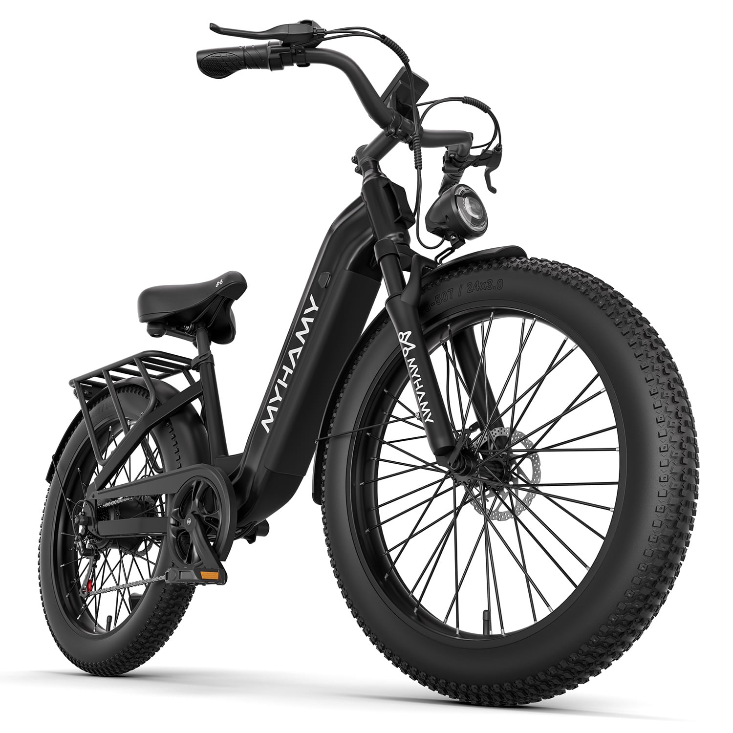2000W Peak Power Electric Fat Tire Bike for Adults - 28MPH, 48V 18Ah (35-85 Miles), 26"x4" All-Terrain Ebike Electirc Bicycle with Full Suspension & 11" Comfort Seat - Conquer Snow, Sand & Trails
