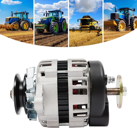 2000W Permanent Magnet Generator DC Brushless, 24V Pure Copper Coil Alternator for Agricultural Vehicles Charging Lighting, High Efficiency Low Resistance