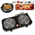 2000W Portable Electric Double Burner, Electric Hot Plate Kitchen