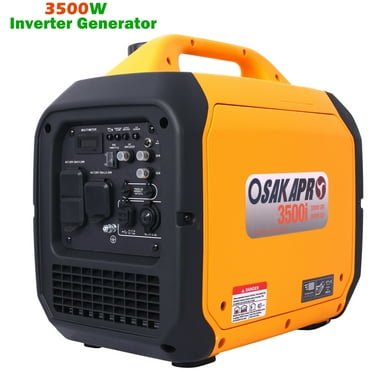 3500W Inverter Generator Quick Start, Portable Generator with ECO Mode, EPA Compliant, CO Sensor, Outdoor Camping RV Power Station Home Backup Power, Lightweight, 65dBA