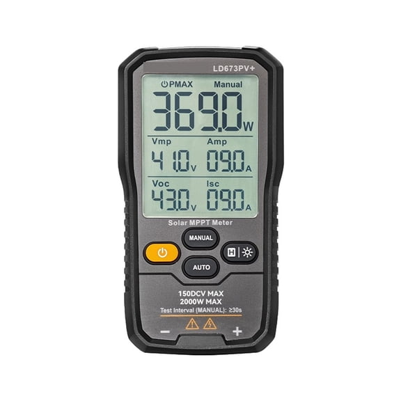2000W Solar MPPT Meter Solar Panels Testing ,Solar Testing Tool