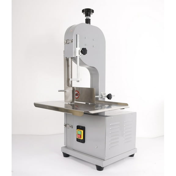 2000W Stainless Steel Meat Bone Cutting Machine with Safety Lock, Commercial Electric Bandsaw, Electric Bone Saw With 8 x Imported, with 19 x 15 In Work bench, For Kitchen Home Factory