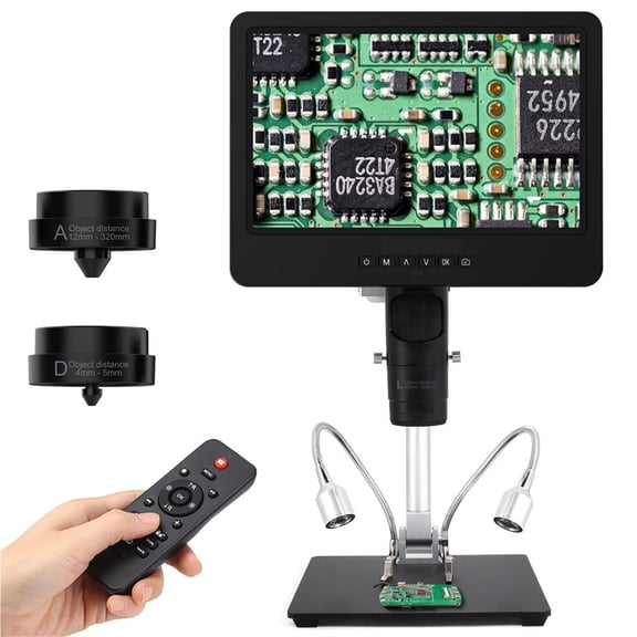 2000X 2160P Digital Microscope Trinocular Support PC Connection For PCB Solder Check For Phone Repair ,High Clarity