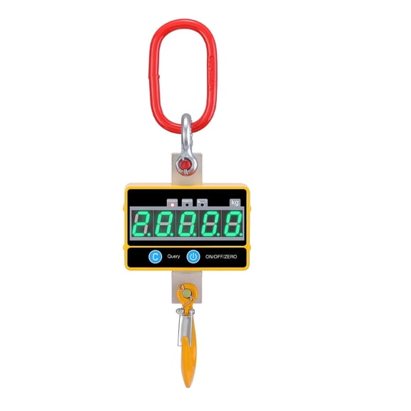 2000kg 2T Rechargeable Electronic Crane Scales Digital Hook Hanging Scales With LED Display Remote Control Industry Crane Scale ,Reliability
