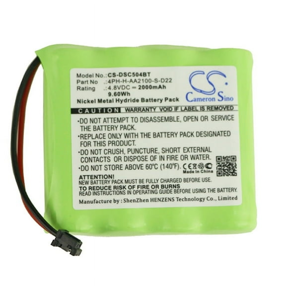 2000mAh DSC DSC-BATT2148V 17000153 4PH-H-AA2100-S-D22 Battery for WS4920HE wireless repeater WTK5504 wireless keypad
